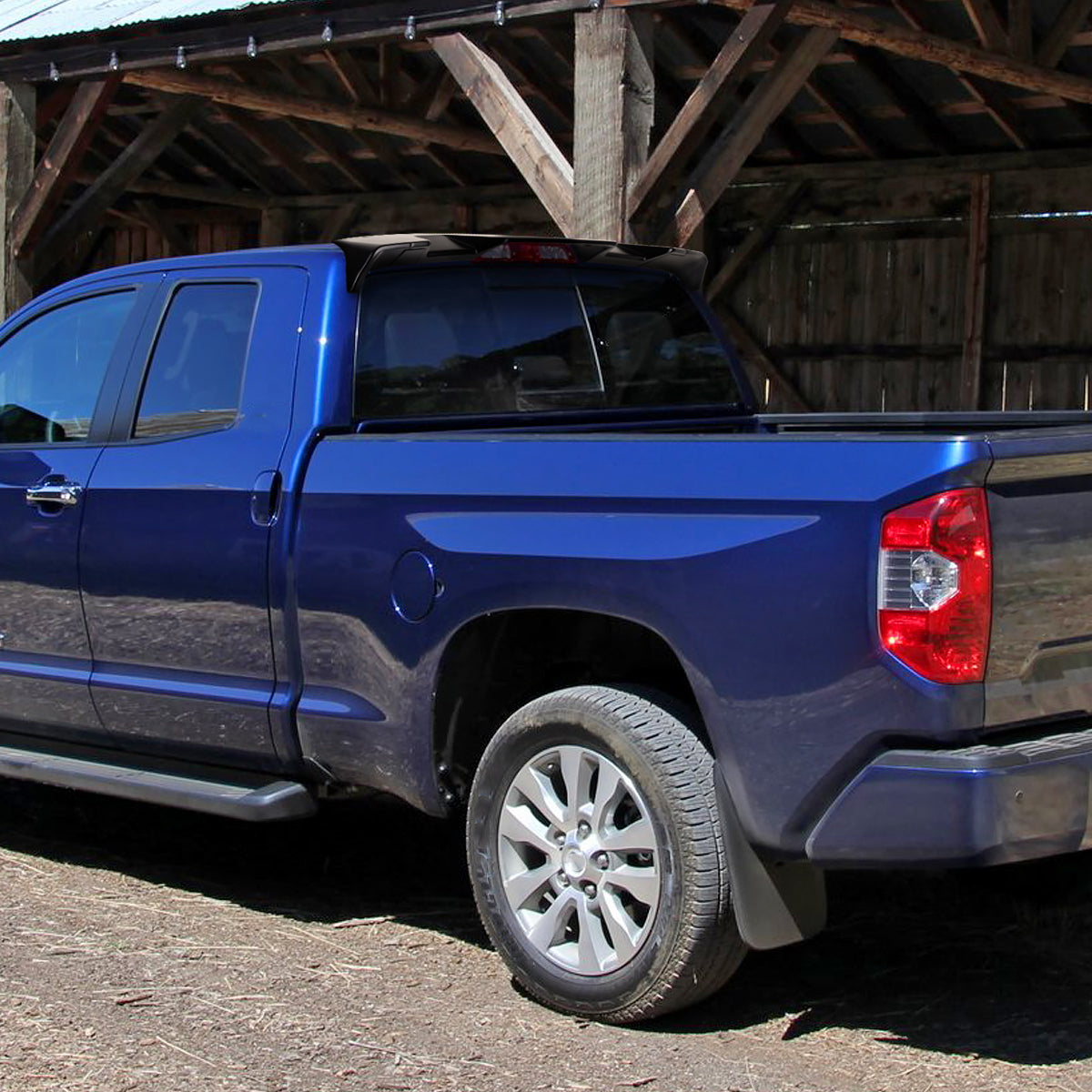 2014-2021 Toyota Tundra Rear Roof Matte Black Truck Spoiler Wing Kit