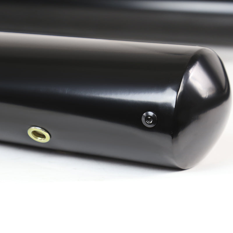 2005-2021 Toyota Tacoma Double (Crew) Cab 4" Black Stainless Steel Side Step Nerf Bars