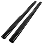 2005-2021 Toyota Tacoma Double (Crew) Cab 4" Black Stainless Steel Side Step Nerf Bars