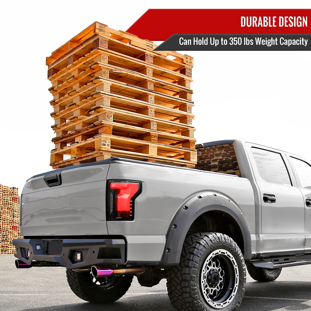 2017-2024 Nissan Titan 5'7" Truck Short Bed Soft Quad-Fold Tonneau Cover