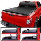 2017-2024 Nissan Titan 5'7" Truck Short Bed Soft Quad-Fold Tonneau Cover