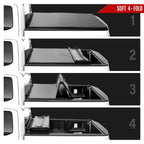 2017-2024 Nissan Titan 6'7" Truck Bed Soft Quad-Fold Tonneau Cover