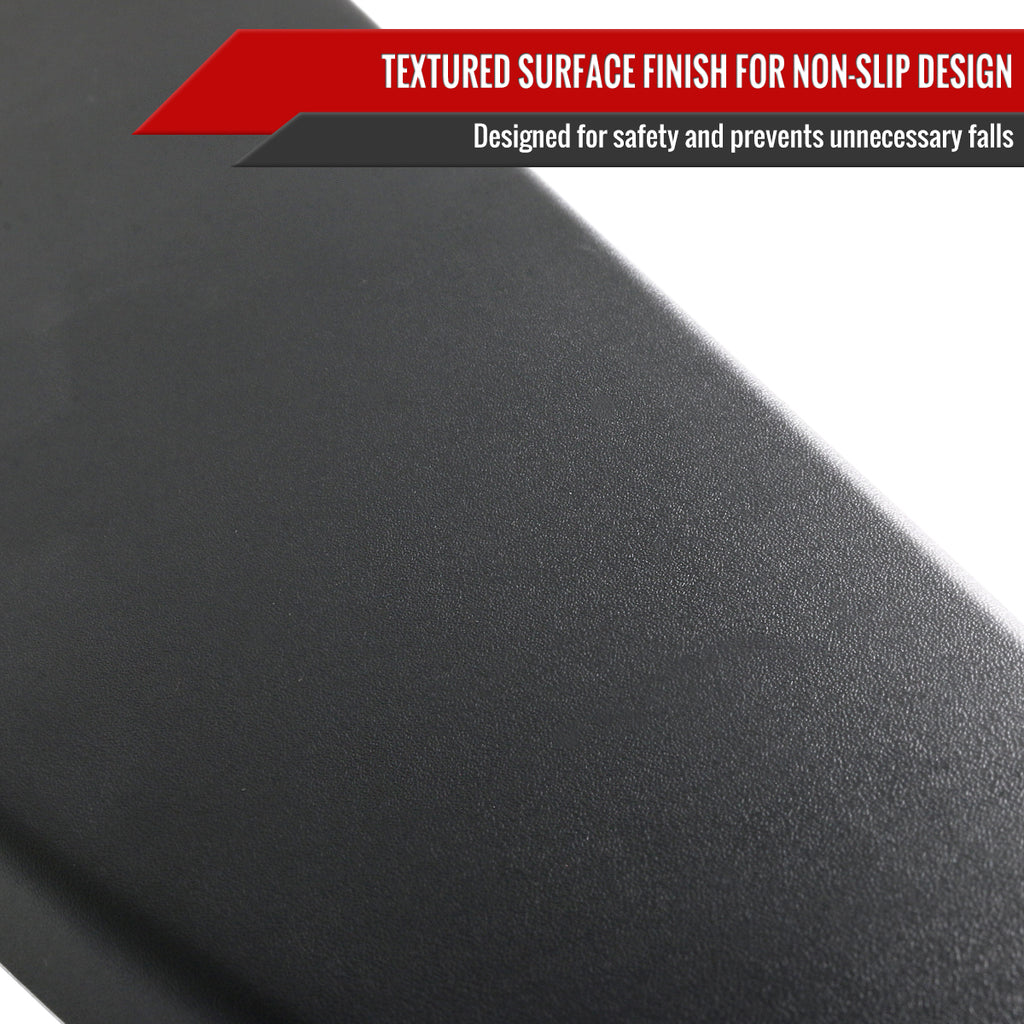 2013-2018 Nissan Frontier Black Textured ABS Tailgate Molding Protector Cap