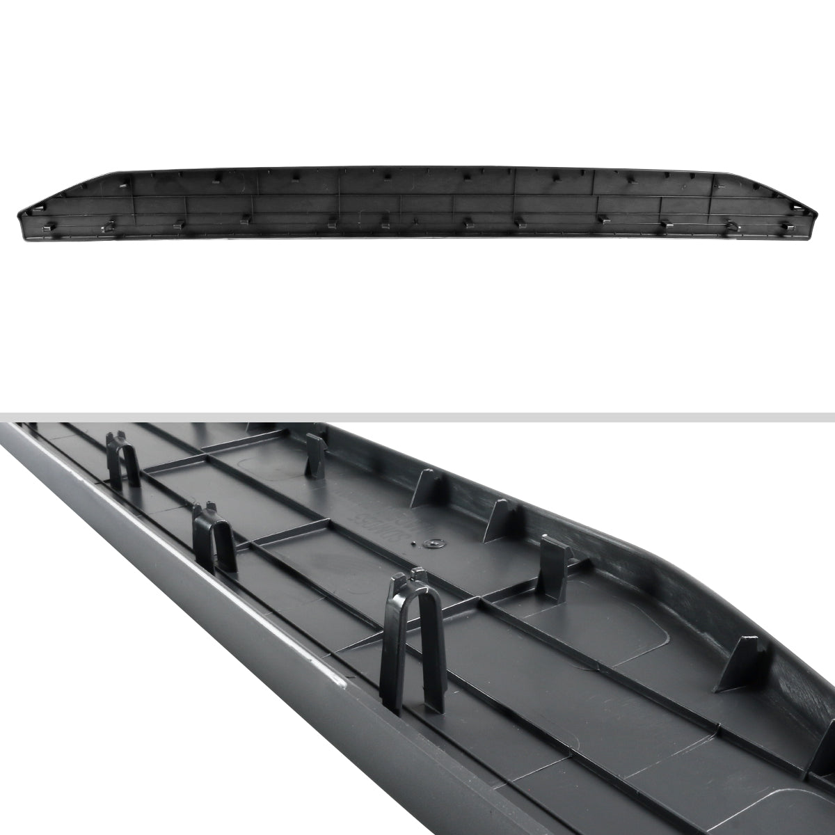 2013-2018 Nissan Frontier Black Textured ABS Tailgate Molding Protector Cap